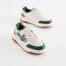 Load image into Gallery viewer, Neutral Minecraft Touch Close Elastic Lace Trainers
