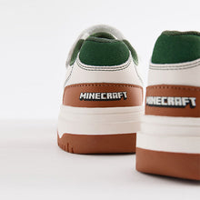 Load image into Gallery viewer, Neutral Minecraft Touch Close Elastic Lace Trainers
