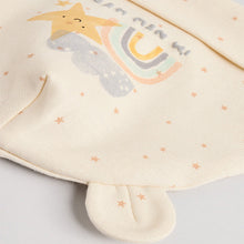 Load image into Gallery viewer, White I'm New Here Baby 100% Cotton Sleepsuit and Hat Set (0-6mths)
