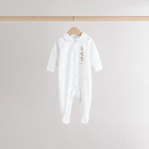 White Sleepsuits 3 Pack