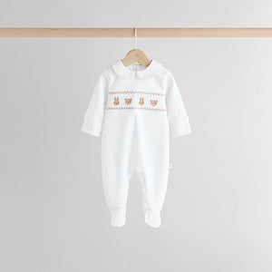 White Sleepsuits 3 Pack
