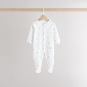 White Sleepsuits 3 Pack