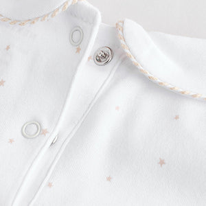 White Sleepsuits 3 Pack