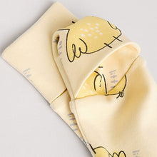 Load image into Gallery viewer, Yellow Spring Two Way Zip 100% Cotton Baby Sleepsuits 3 Pack
