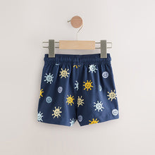 Load image into Gallery viewer, BB SHORT AOP NAVY SM
