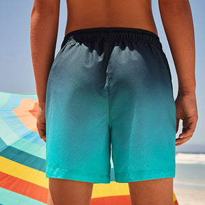 Blue Ombre Swim Shorts