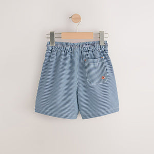 Blue/White Stripe Swim Shorts