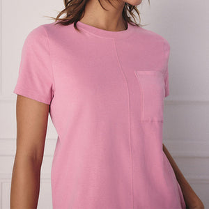 Pink Heart Short Sleeve Pyjamas