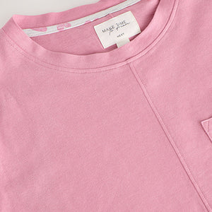 Pink Heart Short Sleeve Pyjamas