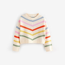 Load image into Gallery viewer, Rainbow 100% Cotton BoxyJumper (5-12yrs)
