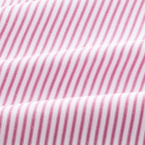 Red Stripe Slim Fit 100% Cotton Long Sleeve Shirt