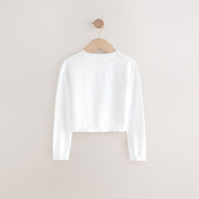 Load image into Gallery viewer, White Button Up Cardigan (3mths-12yrs)
