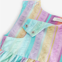 Load image into Gallery viewer, Rainbow 100% Cotton Sleeveless Playsuit (3mths-6yrs)
