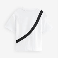 Load image into Gallery viewer, White Mickey Mouse Short Sleeves Bumbag T-Shirt
