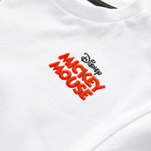 Load image into Gallery viewer, White Mickey Mouse Short Sleeves Bumbag T-Shirt
