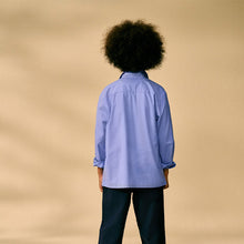 Load image into Gallery viewer, Bright Blue Relaxed Fit Long Sleeve Oxford Shirt
