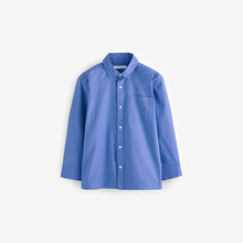 Load image into Gallery viewer, Bright Blue Relaxed Fit Long Sleeve Oxford Shirt
