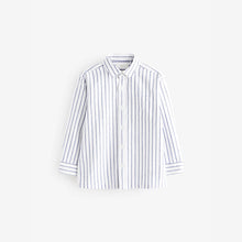 Load image into Gallery viewer, Stripe Relaxed Fit Long Sleeve Oxford Shirt
