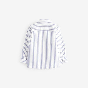 Stripe Relaxed Fit Long Sleeve Oxford Shirt