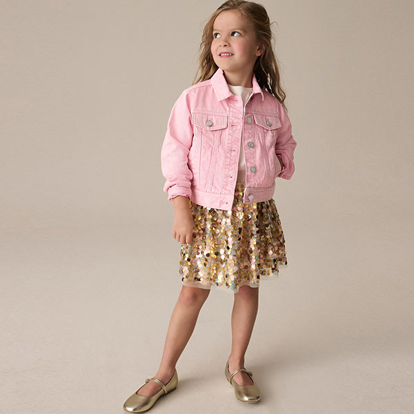 Pink Western 100% Cotton Jacket (3-12yrs)