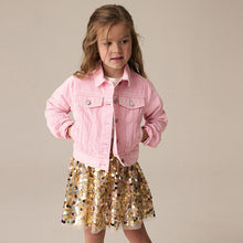 Load image into Gallery viewer, Pink Western 100% Cotton Jacket (3-12yrs)
