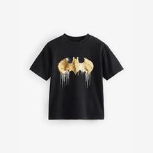 Load image into Gallery viewer, Black Flip Sequin Batman T-Shirt
