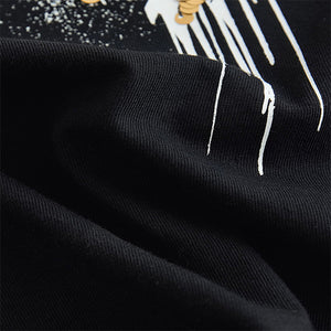 Black Flip Sequin Batman T-Shirt