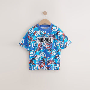 Blue Captain America T-Shirt
