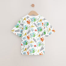 Load image into Gallery viewer, White All Over Print Pokémon Sequin Short Sleeve T-Shirt (4-12yrs)
