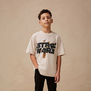 Natural Licensed Star Wars T-Shirt