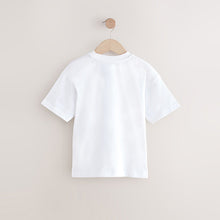 Load image into Gallery viewer, White/Blue Sonic Flippy Sequin T-Shirt (3-11yrs)
