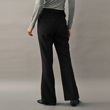 Load image into Gallery viewer, Black Tailored Bootcut Trousers
