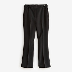 Black Tailored Bootcut Trousers