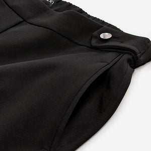 Black Tailored Bootcut Trousers