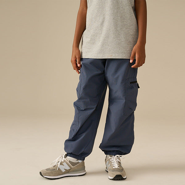 Blue Cargo Zip Pocket Trousers