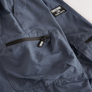 Blue Cargo Zip Pocket Trousers