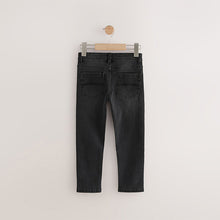 Load image into Gallery viewer, Washed Black Skinny Fit Stretch Jeans
