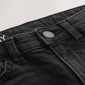 Washed Black Skinny Fit Stretch Jeans