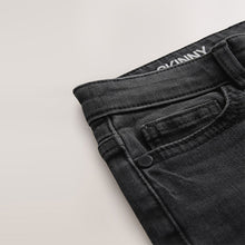 Load image into Gallery viewer, Washed Black Skinny Fit Stretch Jeans
