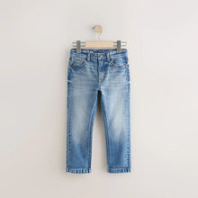 Load image into Gallery viewer, Mid Blue Regular Fit Stretch Jeans
