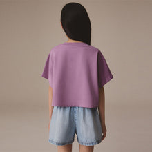 Load image into Gallery viewer, Purple Boxy T-Shirt (3-12yrs)
