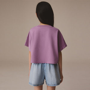 Purple Boxy T-Shirt (3-12yrs)