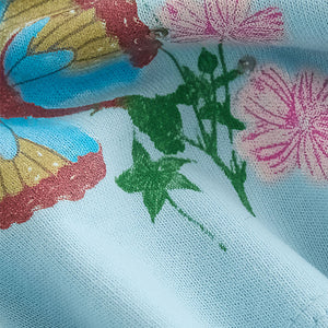 Blue Sequin Butterfly Fringe T-Shirt (3-11yrs)
