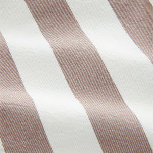 Neutral/Ecru Stripe Pull On Wide Trousers (3mths-6yrs)