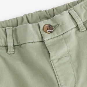 Sage Green Stretch Chino Trousers (3mths-6yrs)