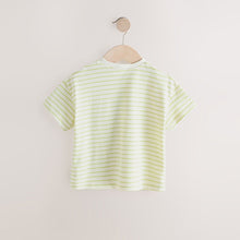Load image into Gallery viewer, Yellow Flower Short Sleeve T-Shirt (3mths-6yrs)
