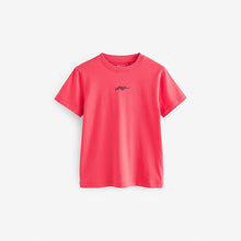 Load image into Gallery viewer, Green/Red/Camel/Purple 4 Pack Short Sleeve Small Graphic T-Shirts 4 Pack (3-12yrs)
