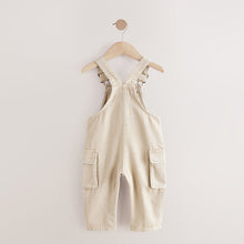 Load image into Gallery viewer, Stone Cargo 100% Cotton Dungarees (3mths-6yrs)

