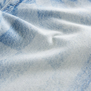 Light Blue Denim Checkerboard 100% Cotton Jeans