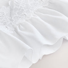 Load image into Gallery viewer, Ecru Lace Frill Hem T-Shirt (3-12yrs)
